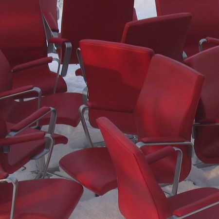 Røde Oxford-stole